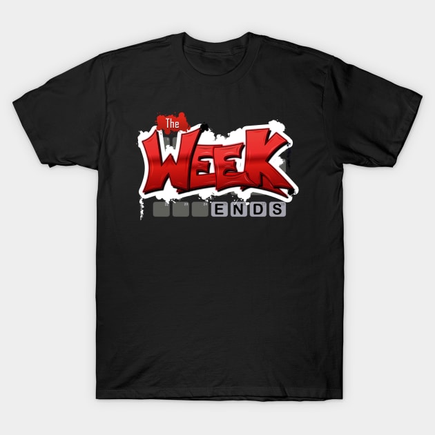 The Week Ends logo T-Shirt by Produce Stand Podcast